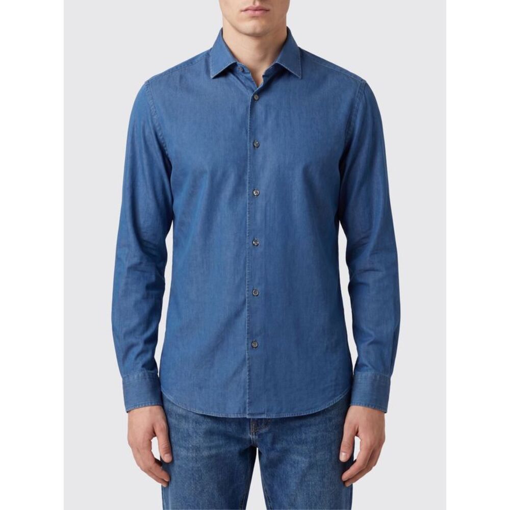 Zegna Shirt Men Grey